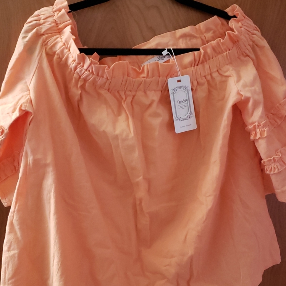Cute off shoulder top